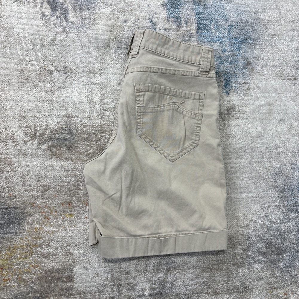 Christopher Blue Women's Khaki Bermuda Shorts Size 2 Stretch Casual